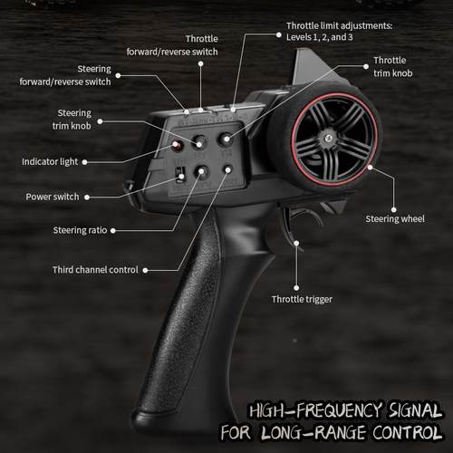 玩JJC新岩.羚1:18攀爬越野车四驱24G电动R173遥控车户外具