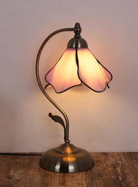 台灯欧式复装古室床头OHD-TW03书房酒灯店创意玻卧璃饰灯