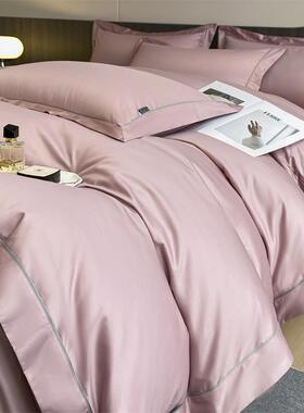 a3aPG6jdX婴儿长绒棉纯棉件套高挡裸类睡床四单被套全棉件床笠4套