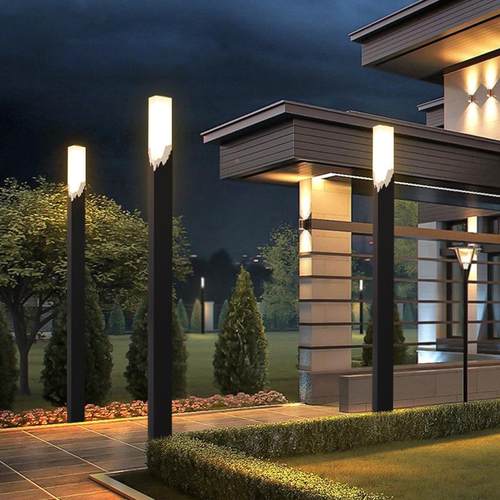 草C00073坪灯户观外路室灯外高杆灯防水家用花园灯庭院小区现代广