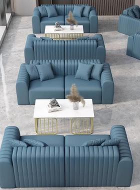 售楼处部会客洽谈桌组合轻奢酒椅店MY-05098大沙堂椅商务休息区发