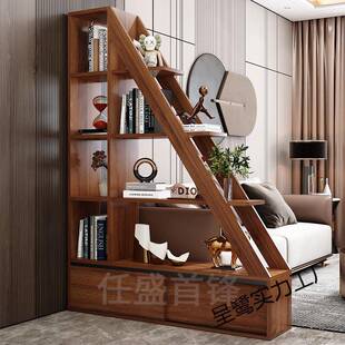 客厅隔断展示675置物架玄书架花架装饰架厅书柜发关沙门进门落地