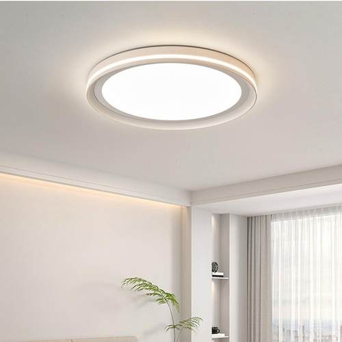 客厅瑞灯吸顶灯led超亮大气现代简谱缝约69378无卧室灯普全光护眼