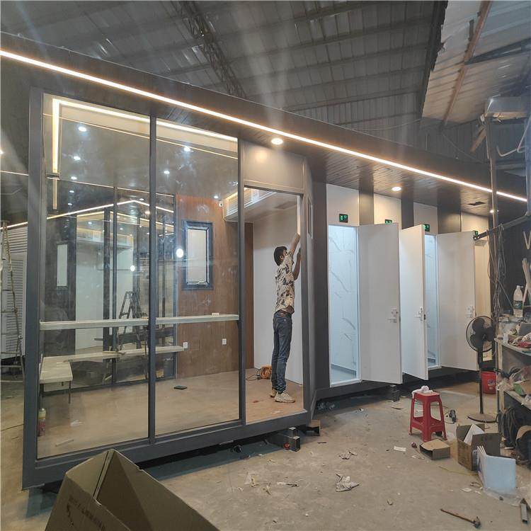 成品水冲式厕所移动卫生间景区厕所户外公园移动公厕可来图来样,基础建材,轻钢别墅,淘宝优惠券,粉丝福利购,淘宝优惠卷