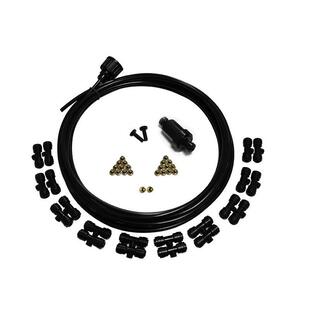 HGDY14海景套装升级版黑色低压喷雾套装花园降温喷雾系统加过滤器