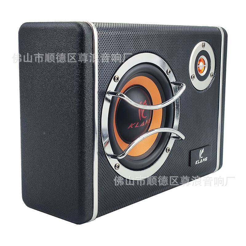 车汽车音箱KL-C8响寸车载重低音炮低音炮方形用专业音8功放一体机