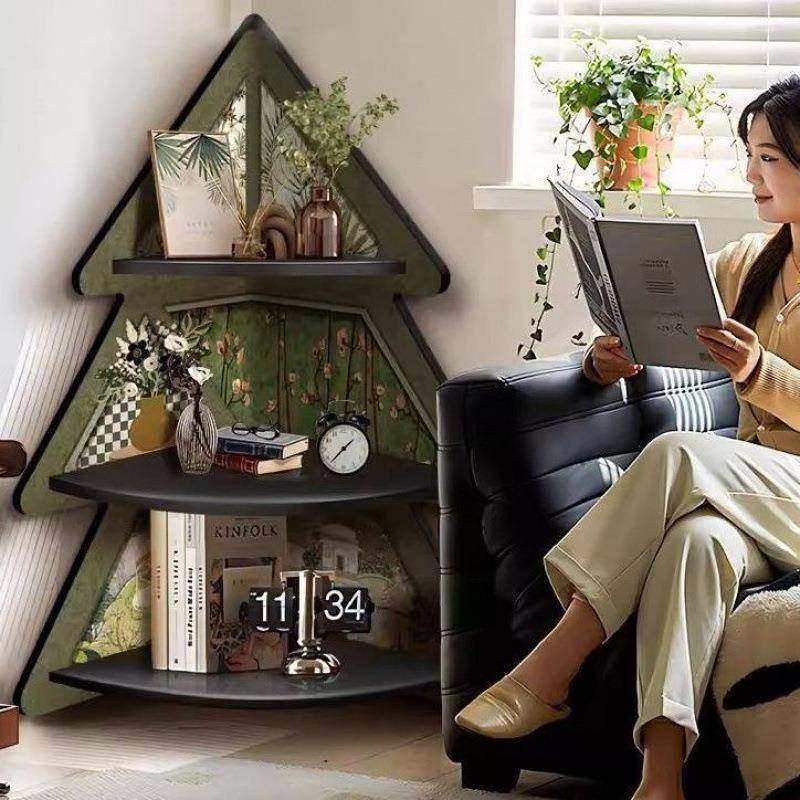 客厅角转角柜床圣诞树落地装饰摆柜件复古头三角收纳墙夹缝置UNS,鲜花速递/花卉仿真/绿植园艺,其它园艺用品,淘宝优惠券,粉丝福利购,淘宝优惠卷