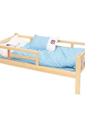 早教上幼儿园叠叠床小儿童实木护栏午睡床早教午托床TKG多层推拉