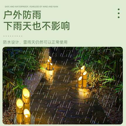 仿真LED发光地插HXJ院观景文旅草坪灯园林装庭户外饰造景街道亮化