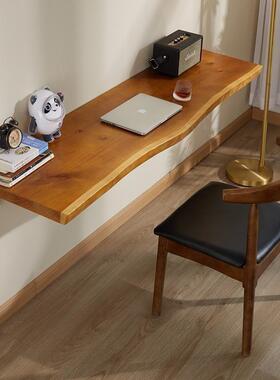 实壁挂折叠餐桌悬挂墙桌约电脑桌不木KSX规简则边书桌靠桌墙桌原