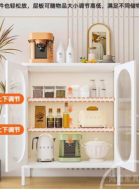 铁艺餐边柜储柜用铁皮柜客厅水IBM柜厨房置物柜钢制阳台茶杂家物