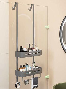 浴室物架JCO卫收生玻璃门挂置间架纳厕所架子毛巾架淋浴房挂篮悬