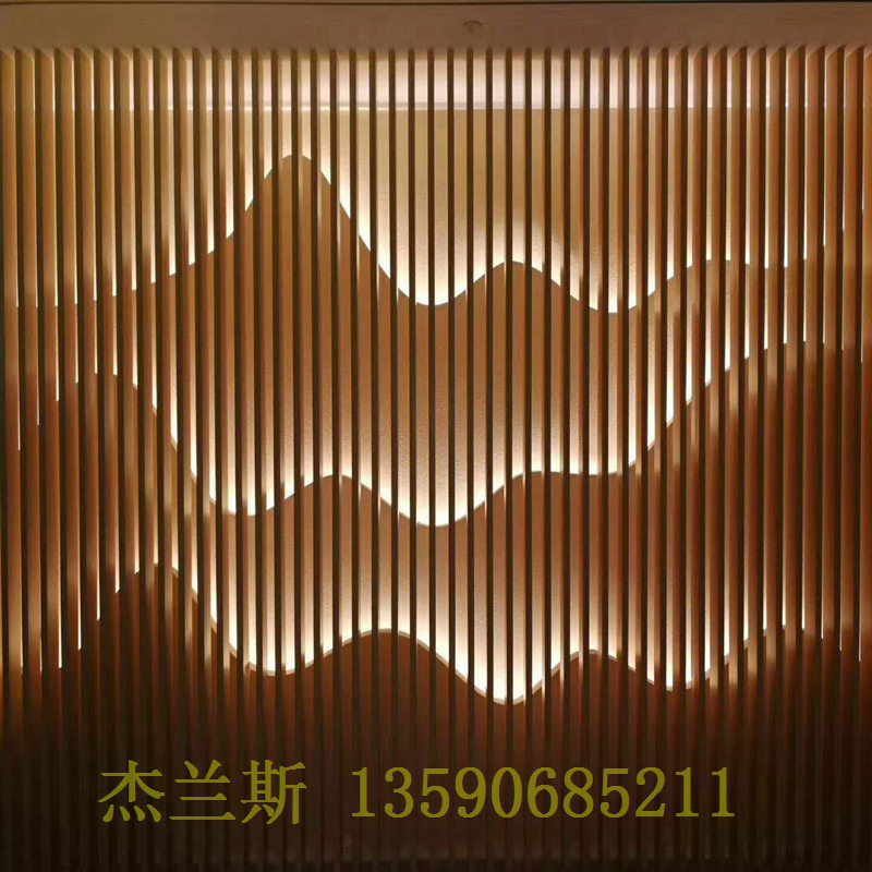 铝板外墙报价 制作厂家中式铝花格 杰兰斯装饰 烤漆铝单板