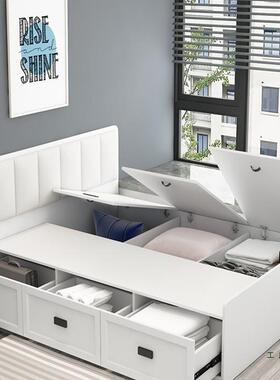 定制单人床简卧室NOG榻榻米抽屉床可收纳多功能储物儿童约现代床
