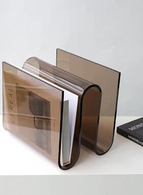 美豹84现金属收纳架文样件框资料书架办公铁质书档板间代书房架摆