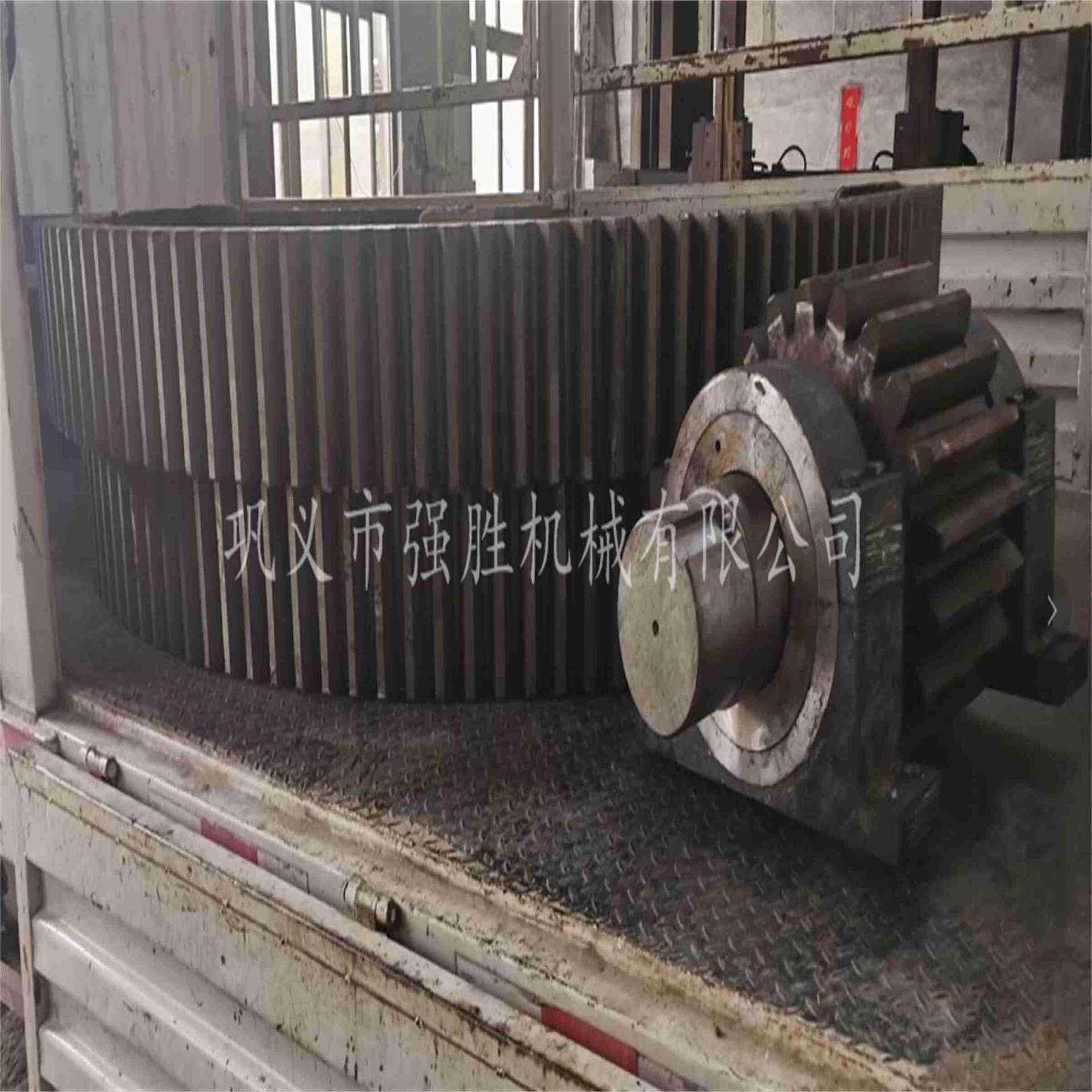 直售球磨机大轮强胜常齿年造制球磨机齿见详情配圈磨头轴承座等件