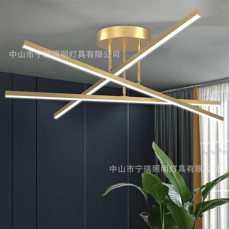 客6785吸灯现代简约顶极简主e卧室灯长线条房间灯ld灯厅吊灯,家装灯饰光源,智能吊灯,淘宝优惠券,粉丝福利购,淘宝优惠卷