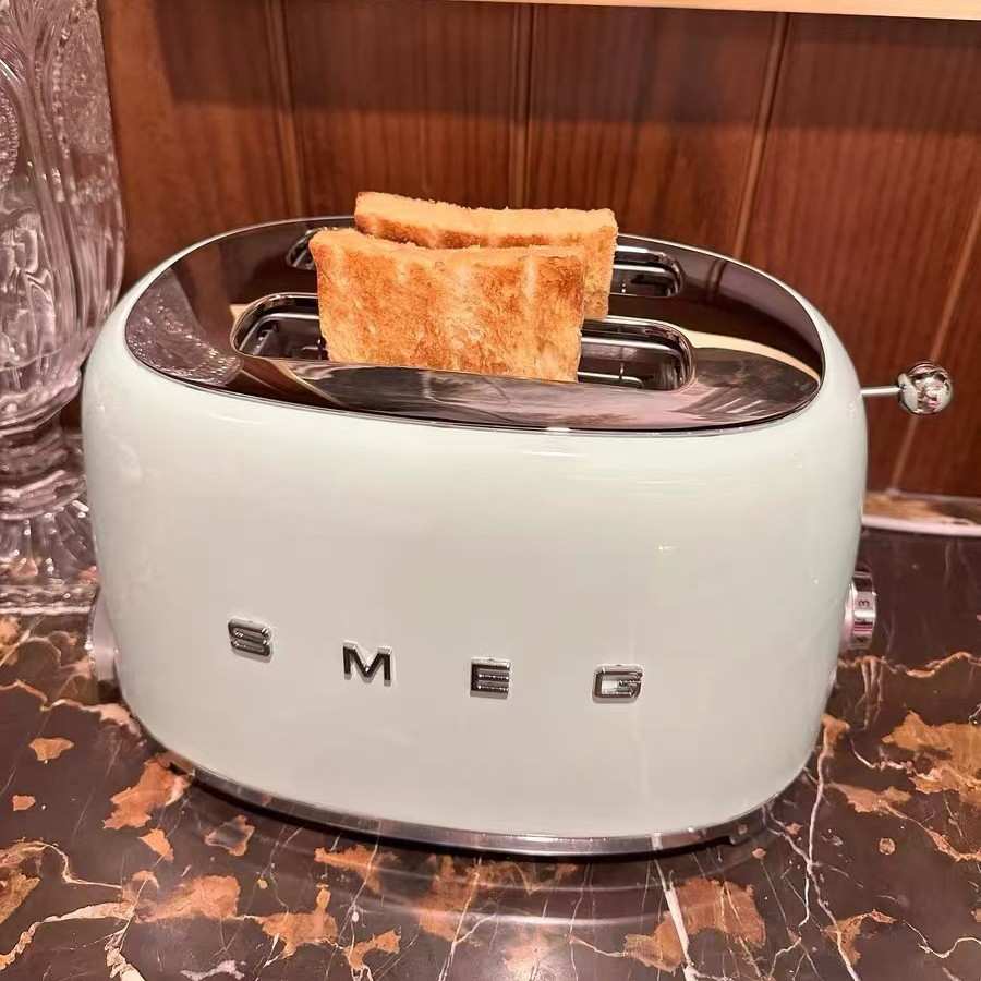 SMEG斯麦格 TSF01多功能复古烤面包机吐司机多士炉家用加热早餐机