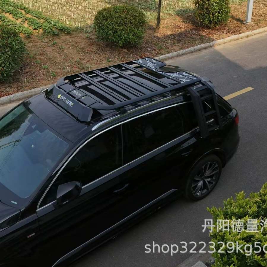 适用于奥迪Q7车顶改装行李架 行李框 侧爬梯 奥迪Q7车顶平台