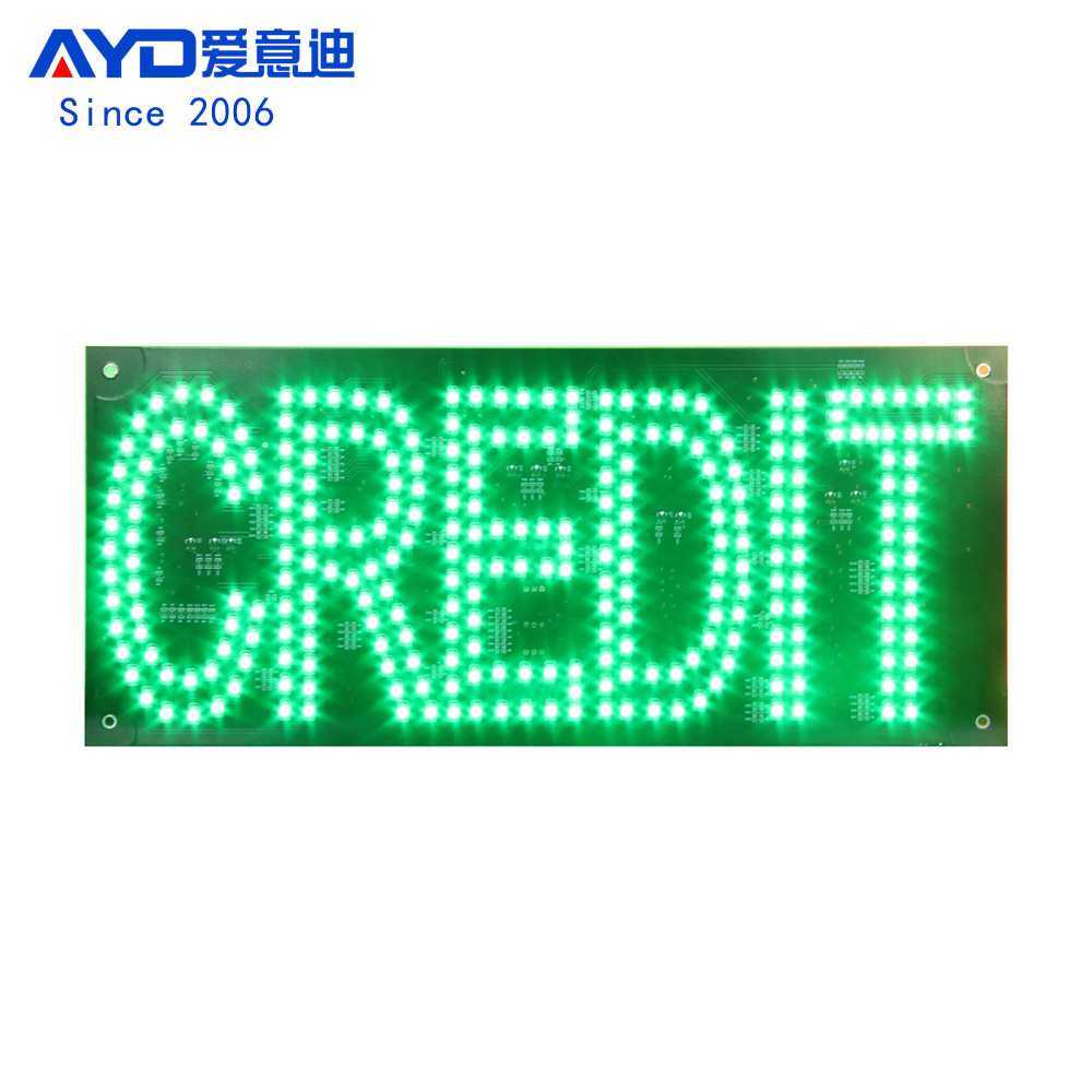 加油站LED油价牌现金信用支付标识LED CASH CREDIT LED Gas Price