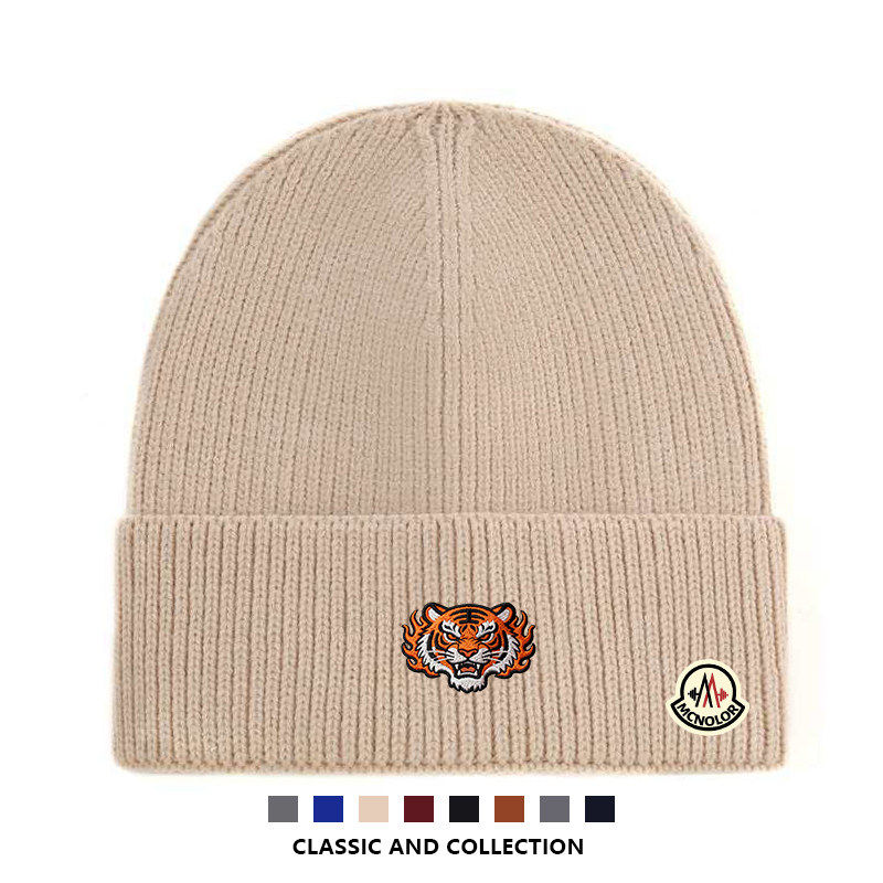 蒙口钢琴【官方直营】时尚百搭针织帽男女保暖虎年限定毛线护耳帽