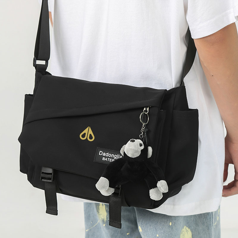 MOOSE剪刀四季韩版时尚休闲百搭简约男女同款单肩包户外潮流通勤