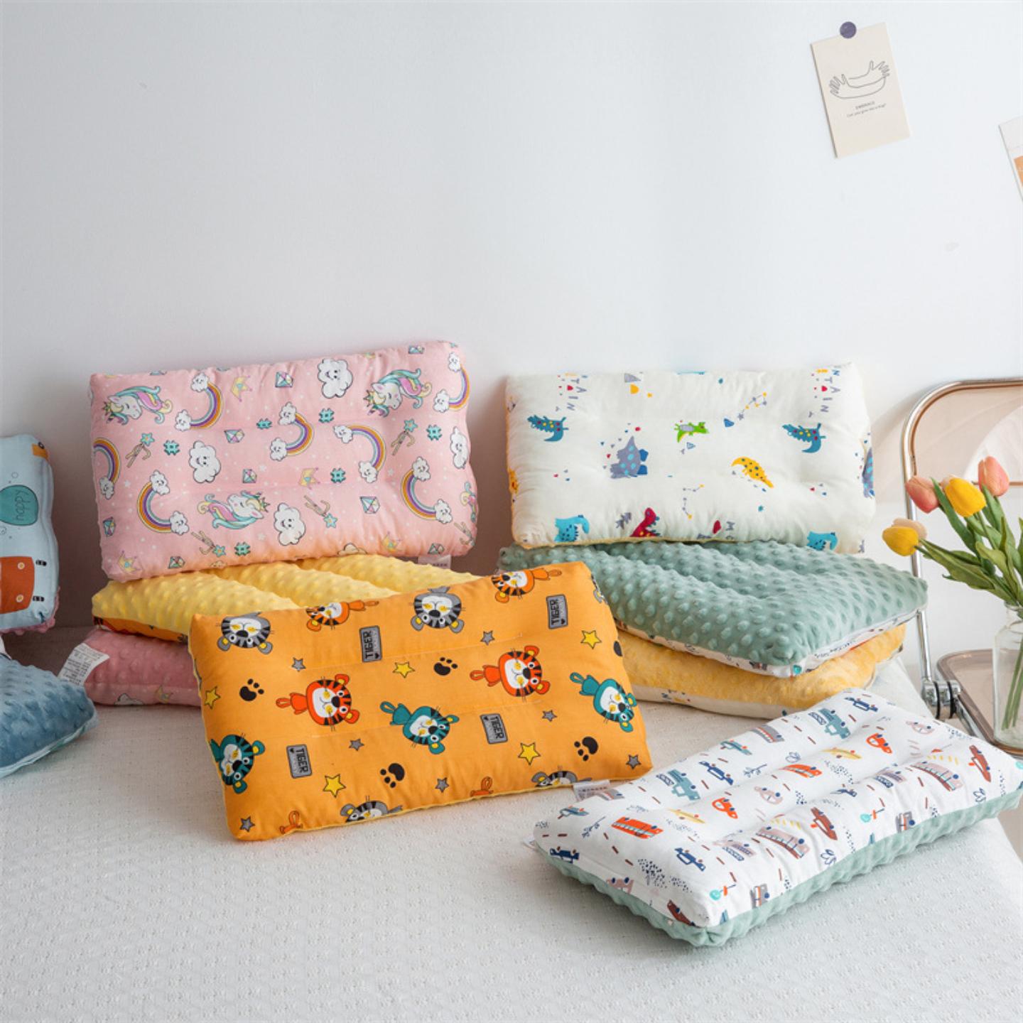 幼童枕头泡泡绒卡通儿童枕芯棉