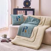 简约风抱枕被车载靠垫被午休简约毯四季 款 抱枕被