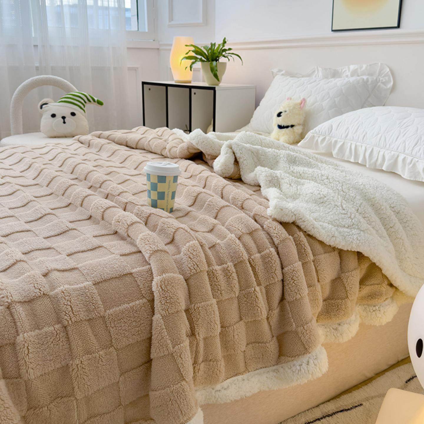 加厚牛奶绒毛毯珊瑚绒披肩办公室午睡毯子沙发空调小盖毯四季通用,床上用品,休闲毯/毛毯/绒毯,淘宝优惠券,粉丝福利购,淘宝优惠卷