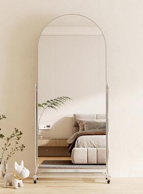 全身镜落地可移动舞蹈服镜装店穿衣家调用不锈钢镜穿OYV衣镜试衣