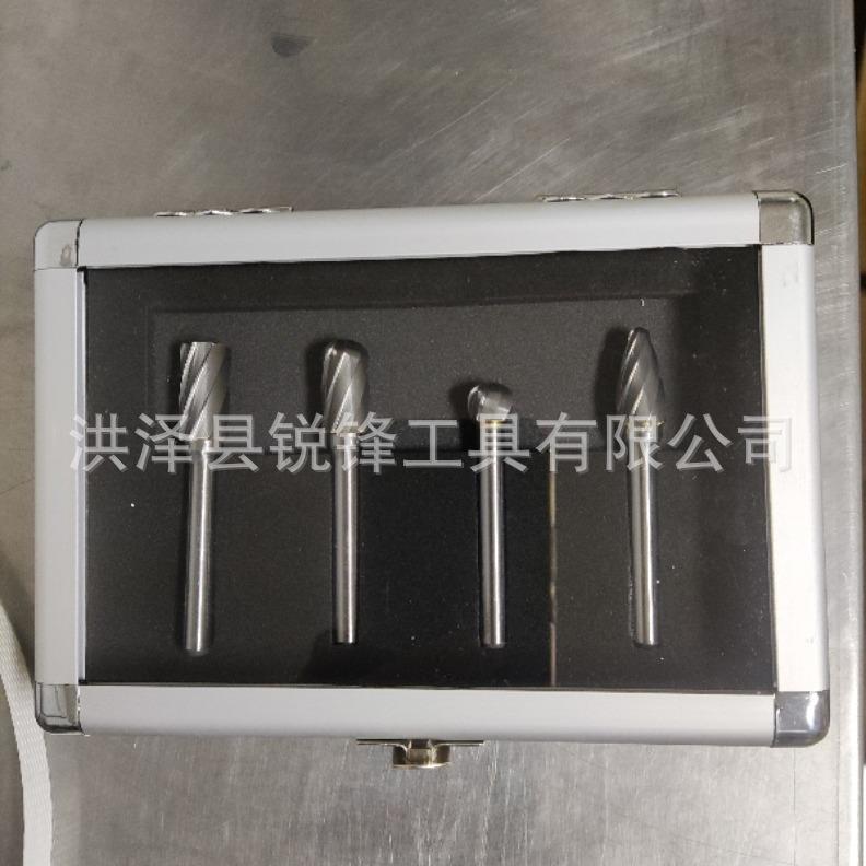 钨钢磨头套装86柄与装1/多4“F1020NF柄塑盒打磨头套装支种规格旋