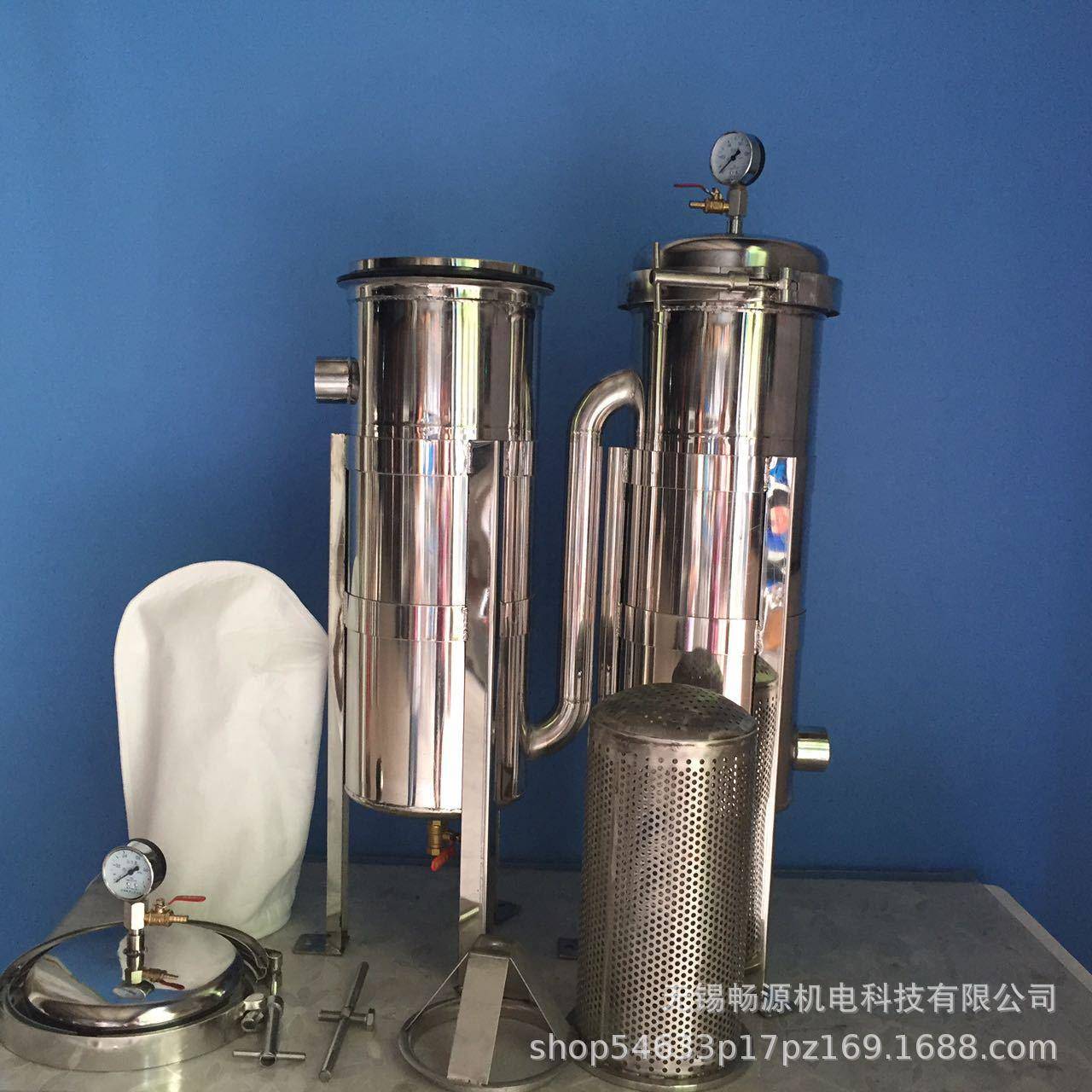 单袋一号袋卡箍过器不锈钢CYG-1DK-过串联式袋式滤滤器置过滤前器