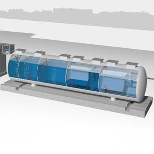 玻璃钢一体化污水农处设备自动村理化粪池生活污水理设备一处527