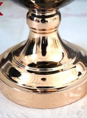 式93417创酒意样板房座钟摆件柜客厅柜电视现代欧时钟烛台家居饰