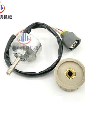 挖掘机沃6070/850/8/雷150//200/210IGT/220/240油门旋钮开关控制