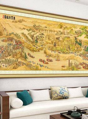 康熙南厅NMK巡图十字绣20山22新款线绣客大气古典水风名画中格古