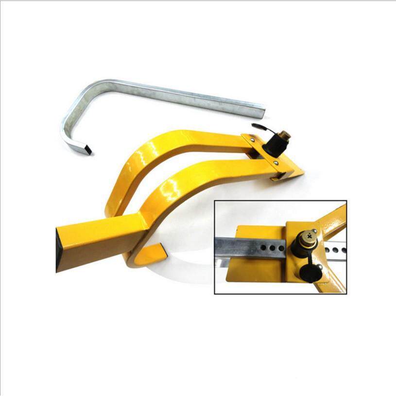 汽车防盗锁锁厚加夹子车轮uv锁三HT8006叉s车位锁带吸盘车轮锁具