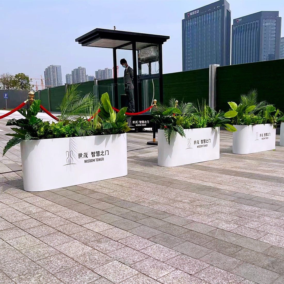 不锈钢户外花箱花槽隔断