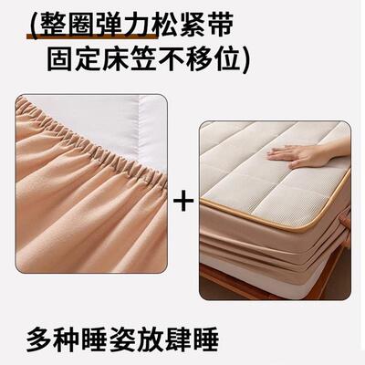 A母婴级床笠家用类罩单双人室全包榻榻米加厚床套夹卧hyf20257棉