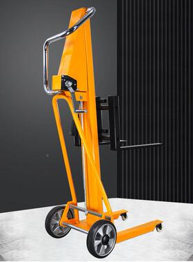 120kg升高1.0米迷你型手堆行摇叉车MF-B12升高车小型手摇机械高车