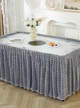 烤罩火桌子罩套长方形a8kDB2Bk双面加绒烤火被套子电炉款取暖茶几