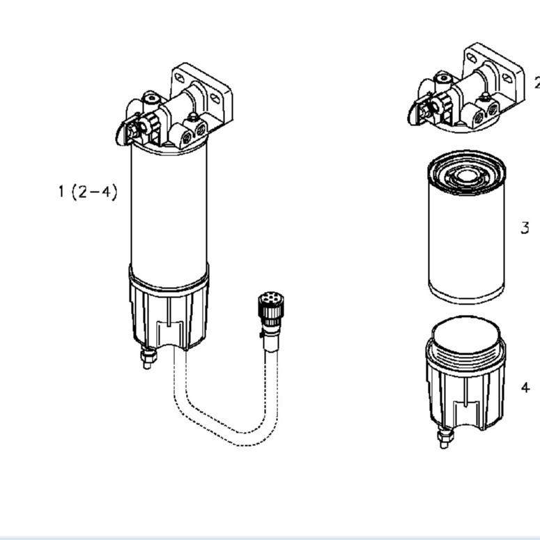 道依茨TC2013柴滤0件42发91642柴滤动机D零配WWN道依茨原厂原装滤