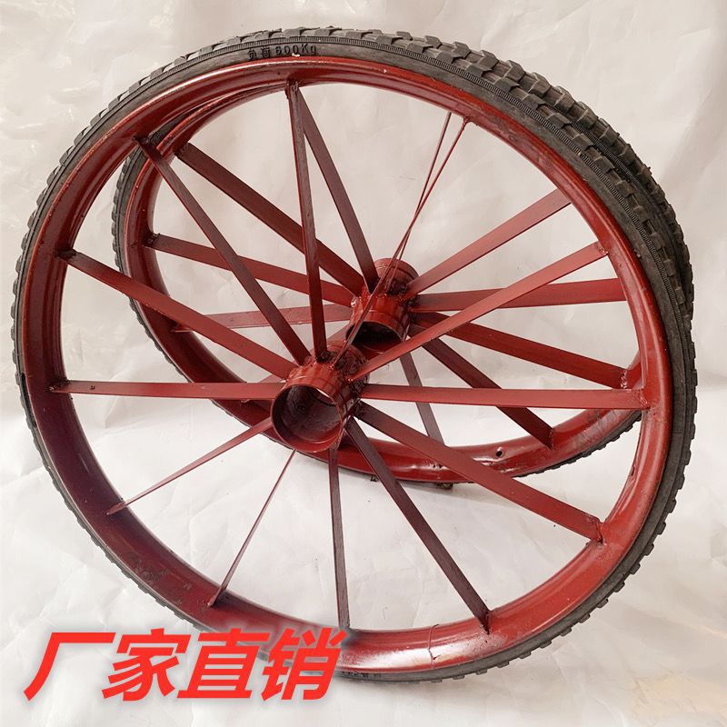 工地26x2.5实心带钢圈脚轮