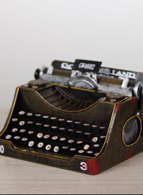 仿真式打字机模型6070085件代民国怀旧老物复古道年具橱窗装饰老