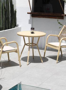 阳户台椅小桌一桌椅休闲藤椅藤编椅茶几三两件套76331组合庭院花