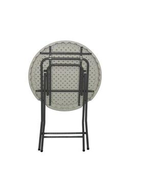 径8直0cm高度10cm吧桌圆形加高型折叠圆桌1X形桌腿小Y81型圆桌