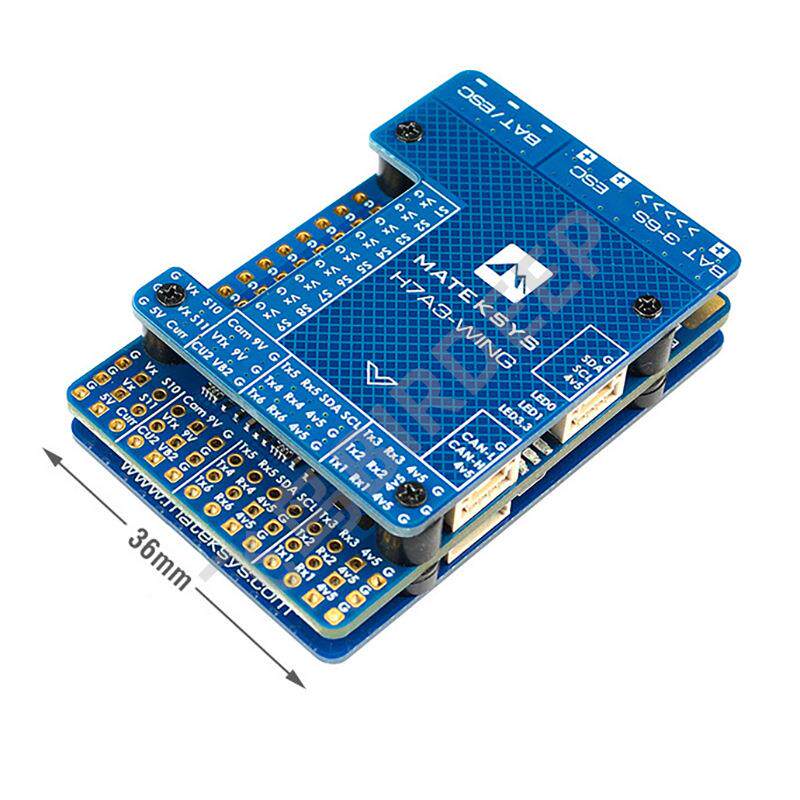 MATEKH7A3-51276WING飞控气压计OSD黑盒子3~6大S航模飞行控制器