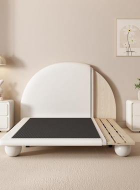 BB12法式主奶油风儿童床女孩5公床网红实木女生现代简约BBM609-1