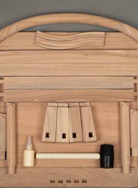 J新^榻榻米圈椅中式禅木椅椅白胚实木椅子老榆盘腿KOX打坐主人椅