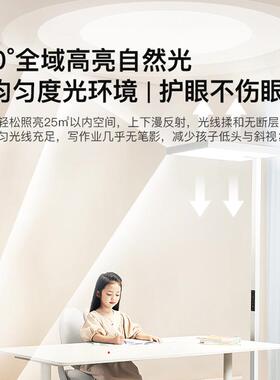 落地眼灯18586立式钢全光谱台灯学习儿专用童书桌琴大路护灯